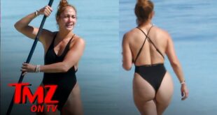JLo Flaunts Her Figure While Paddle Boarding | TMZ TV
