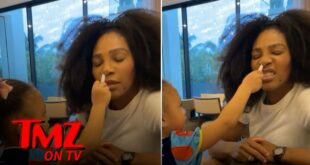 Serena Williams's Daughter Giving Her a Fake COVID 19 Test Is Wonderful | TMZ TV