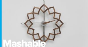 This Shapeshifting Clock Turns Time into Moving Art
