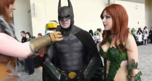 Awesome Batman & Poison Ivy Cosplay at Anime Boston 2012