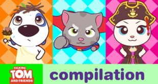 CRAZY GAMES - Talking Tom and Friends Minis Cartoon Compilation (22 Minutes)