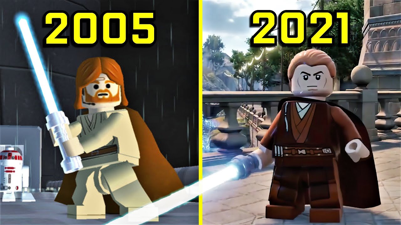 parachute Pellen Oefening Evolution of LEGO Star Wars Games 2005 - 2021 - Epic Heroes Entertainment  Movies Toys TV Video Games News Art