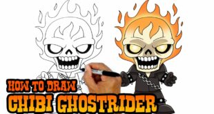 How to Draw Ghostrider | Marvel Comics