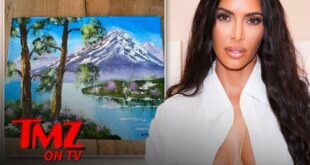 Kim Kardashian Blasts Critics of North's 'Bob Ross' Painting | TMZ TV