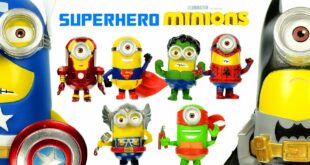 Minions in Justice League & Avengers Cosplay Vinyl Figures DC & Marvel Superheroes