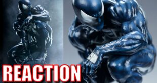 Sideshow Collectibles Symbiote Spider-Man Reaction