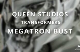 COLLECTIBLE TRANSFORMERS MEGATRON BUST BY QUEEN STUDIOS