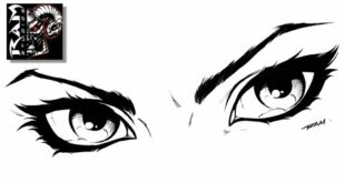 How to Draw Comics - Woman's Eyes - Tutorial - Sketchbook Pro Video