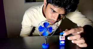 How to Make a Fan at Home | DC Motor Fan Making