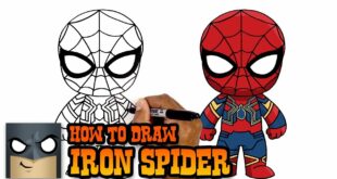 Infinity War | How to Draw Iron Spider (Art Tutorial)