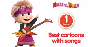 Masha and The Bear - Best cartoons with songs! Cartoon compilation for kids (1 hour)