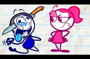 Pencilmate Play Fights With Food! | Animated Cartoons Characters| Animated Short Films |Pencilmation