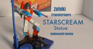Zoteki Transformers STARSCREAM Statue by Jazwares (Connect and Create) - Rodimusbill Review
