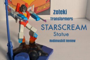 Zoteki Transformers STARSCREAM Statue by Jazwares (Connect and Create) - Rodimusbill Review