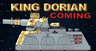 King Dorian goes to king Winger - Cartoons about tanks