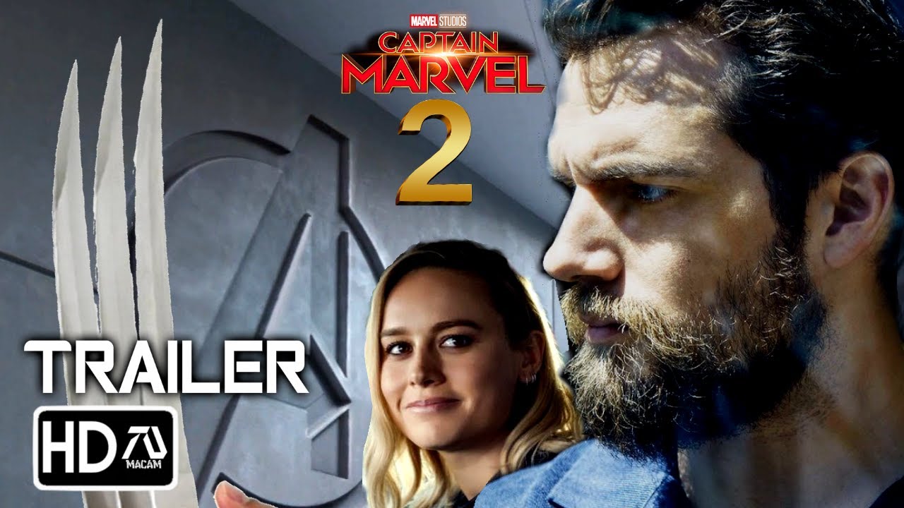 Captain Marvel 2 (2023) Trailer #2 "Wolverine" - Brie Larson, Henry Cavill (Fan Made) MCU Movie