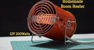 How to make Room Heater - Homemade DC Fan Heater