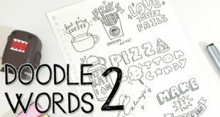 How to turn WORDS into DOODLES! | Doodle Words 2