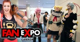 Violin girl surprises cosplayers with their themes!! FAN EXPO 2018