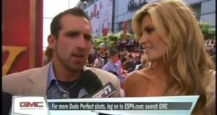 Erin Andrews and Dude Perfect at the ESPYs