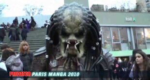 Full predator costume in live Paris Manga