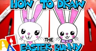 How To Draw A Big Easter Bunny Portrait