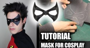 How to Make Superhero MASK for Cosplay - VERY EASY AND CHEAP