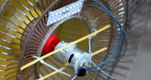 How to make Generator at Home with Dc Motor & Pedestal Fan
