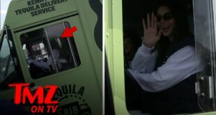 Kendall Jenner Drives Huge Truck Delivering Her Tequila to Liquor Store | TMZ TV