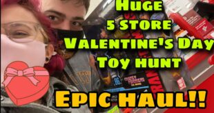 Mega Valentines Day Toy Hunt! Epic Haul! Marvel, Transformers, DC!