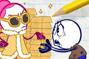 Pencilmate Chases The GOLD! | Animated Cartoons Characters | Animated Short Films