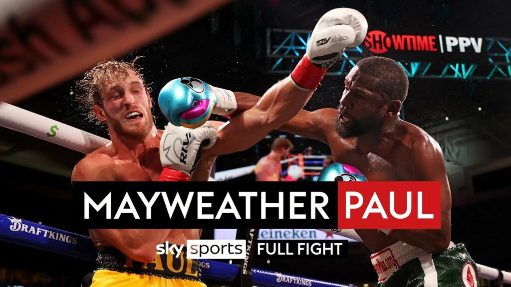Floyd Mayweather v Logan Paul Full Fight - 6th June 2021 via Sky Sports
