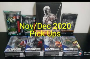 Action Figure Pick Ups Nov/Dec 2020 Hot Toys Mandalorian Transformers GI Joe MOTUC Snake Mountain