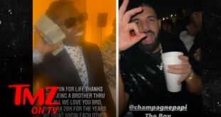 Drake, Future Party with Gunna at His Celeb-Packed 28th Birthday Bash | TMZ TV