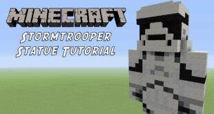 Minecraft Statue Tutorial: Stormtrooper (Star Wars The Force Awakens)