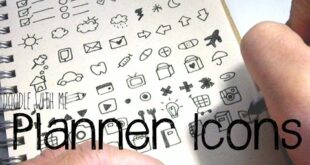 Bullet Journal / Planner Icon Doodles | Doodle with Me