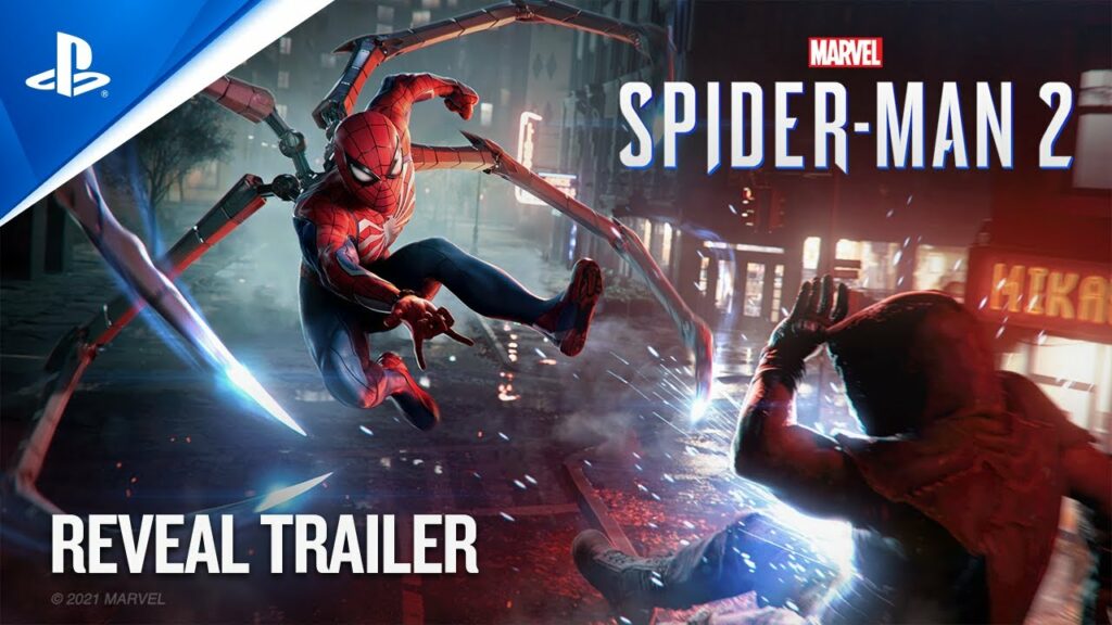 Marvels Spider Man 2 - PlayStation Showcase 2021 Reveal Trailer PS5