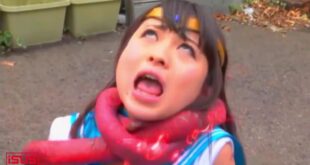 Cute Girl 0031; COSPLAY Sailor Mercury  Sailor Jupiter vs Monsters