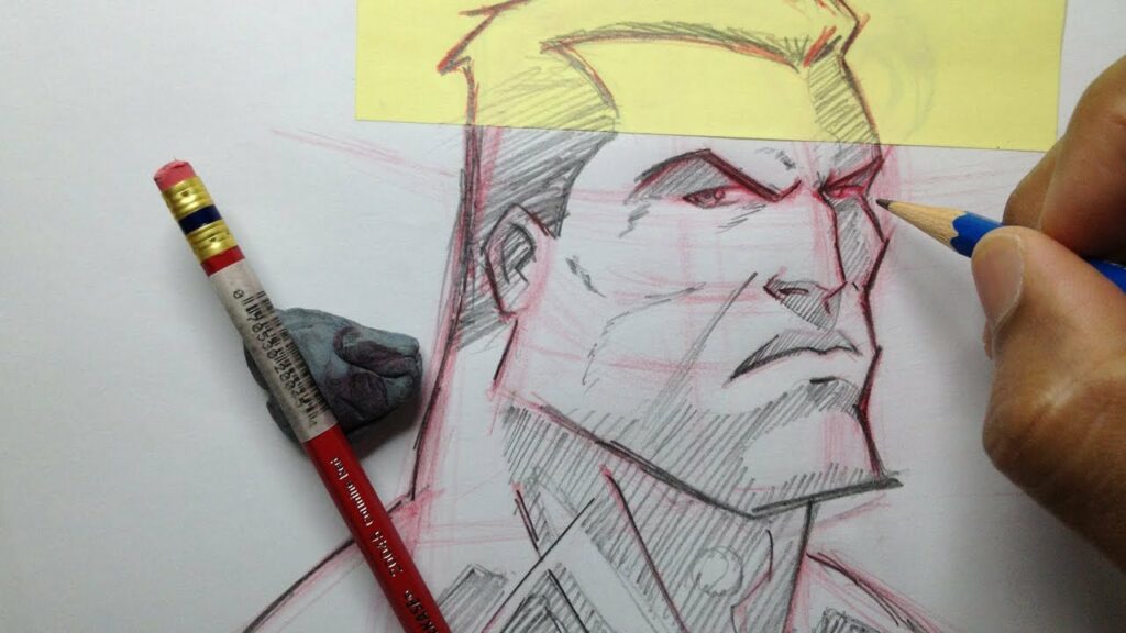 How To Draw A Superhero Head - Tutorial