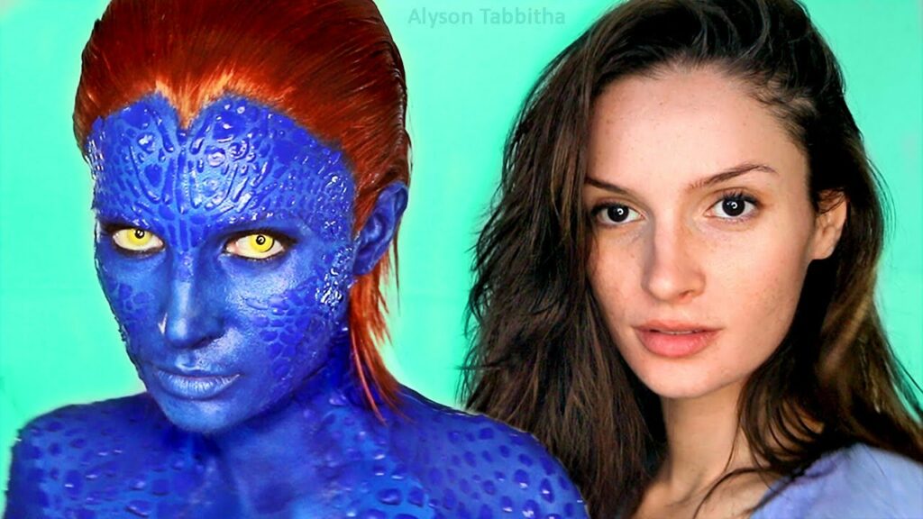 rebecca romijn mystique makeup X-Men - Cosplay Tutorial