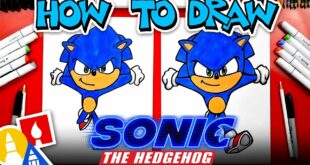 How To Draw Sonic The Hedgehog  - #stayhome and draw #withme