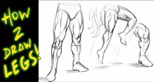 How to Draw Legs - Tutorial - Comic Book Style : Narrated by Robert A. Marzullo