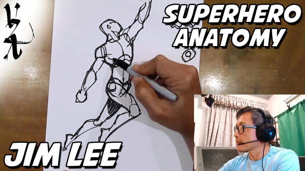 Jim Lee How to draw Superhero 
