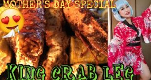 COSPLAY GIRL #4 SEAFOOD KING CRAB BOILED MUKBANG | SPECIAL MOTHER'S DAY CELEBRATION
