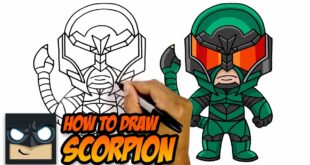 How To Draw Scorpion | Spider-Man PS4