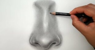How to Draw a Nose - EASY