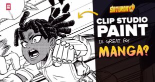 Clip Studio Paint is GREAT for Making Comics | How to Draw a Manga Page