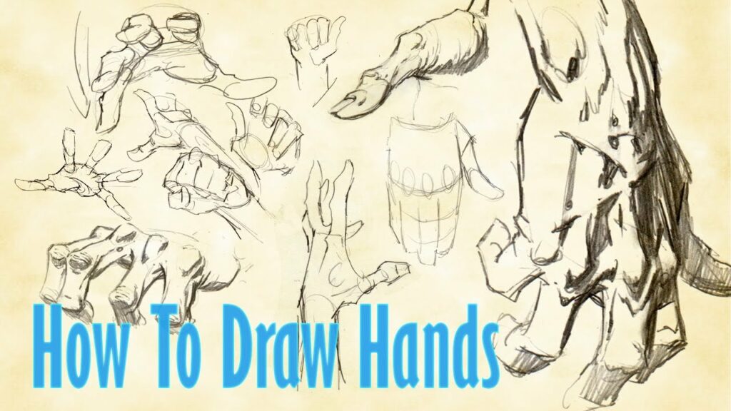 How To Draw HANDS 25 Min Video Tutorial
