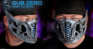 Make a Mortal Kombat Movie Sub Zero Mask Templates Cosplay Tutorial