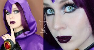 RAVEN Teen Titans Makeup Tutorial TARTELETTE IN BLOON DC Comics Cosplay 2020 | Lillee Jean